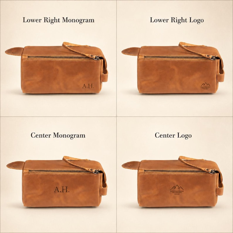 Personalized toiletry bag