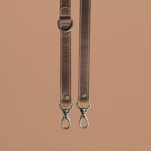 Extra Lang Leder Crossbody Geldbörse / Taschengurt - 59 "Max, Vollnarbenleder Verstellbare lange Schulter, Handtasche, Messenger-Tasche, Crossbody-Gurt