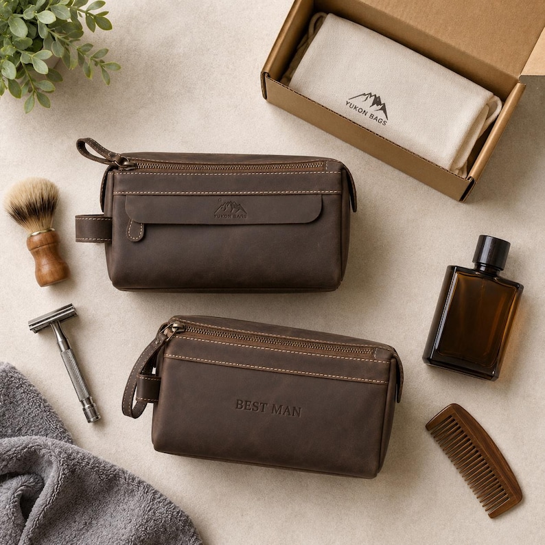 leather groomsmen gift