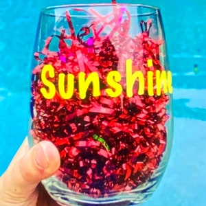 Bicchiere da vino personalizzato