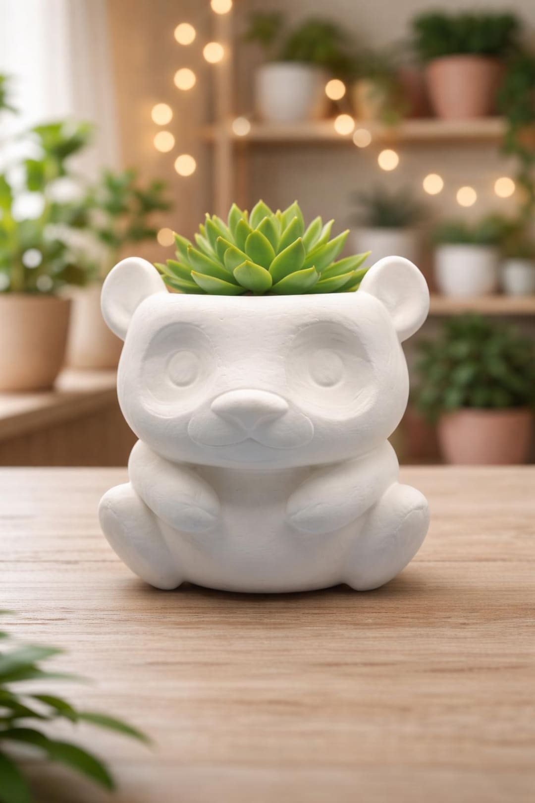 Cute Panda Planter Pot for Succulents, Kawaii Animal Plant Holder ...