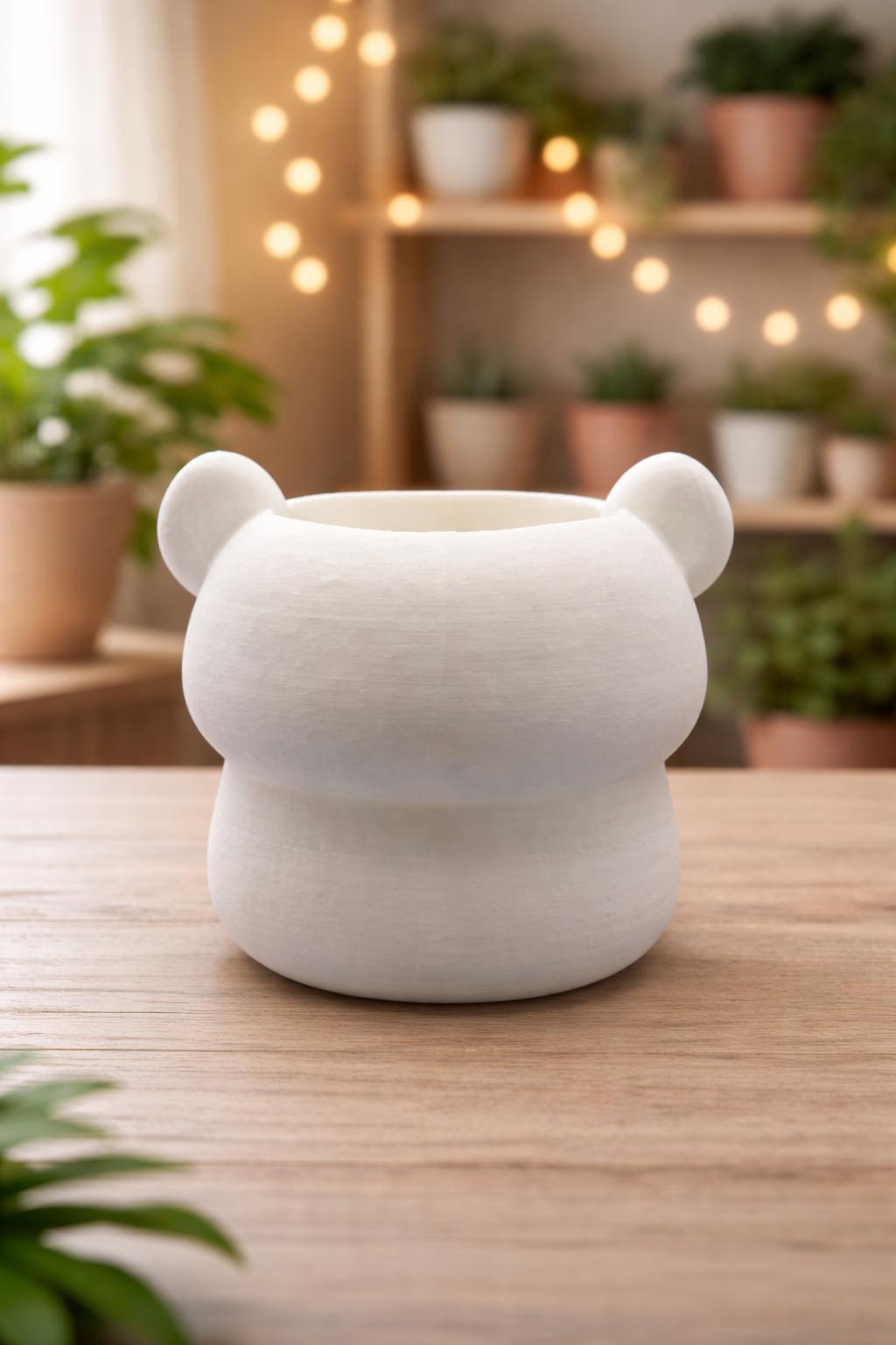 Cute Panda Planter Pot for Succulents, Kawaii Animal Plant Holder ...