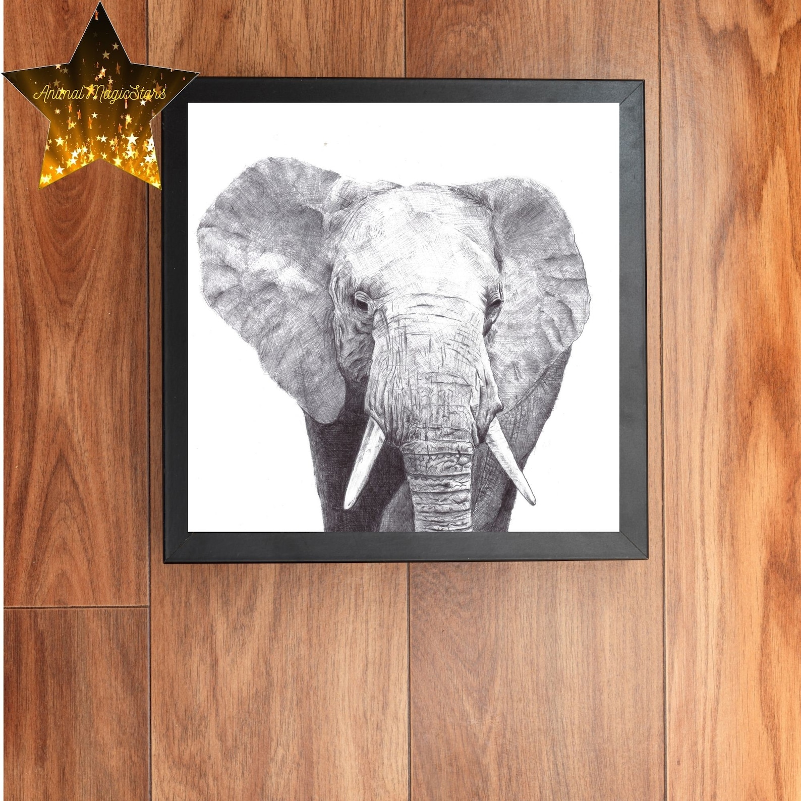 Elephant Print Elephant Wall Art Elephant Art Prints Etsy