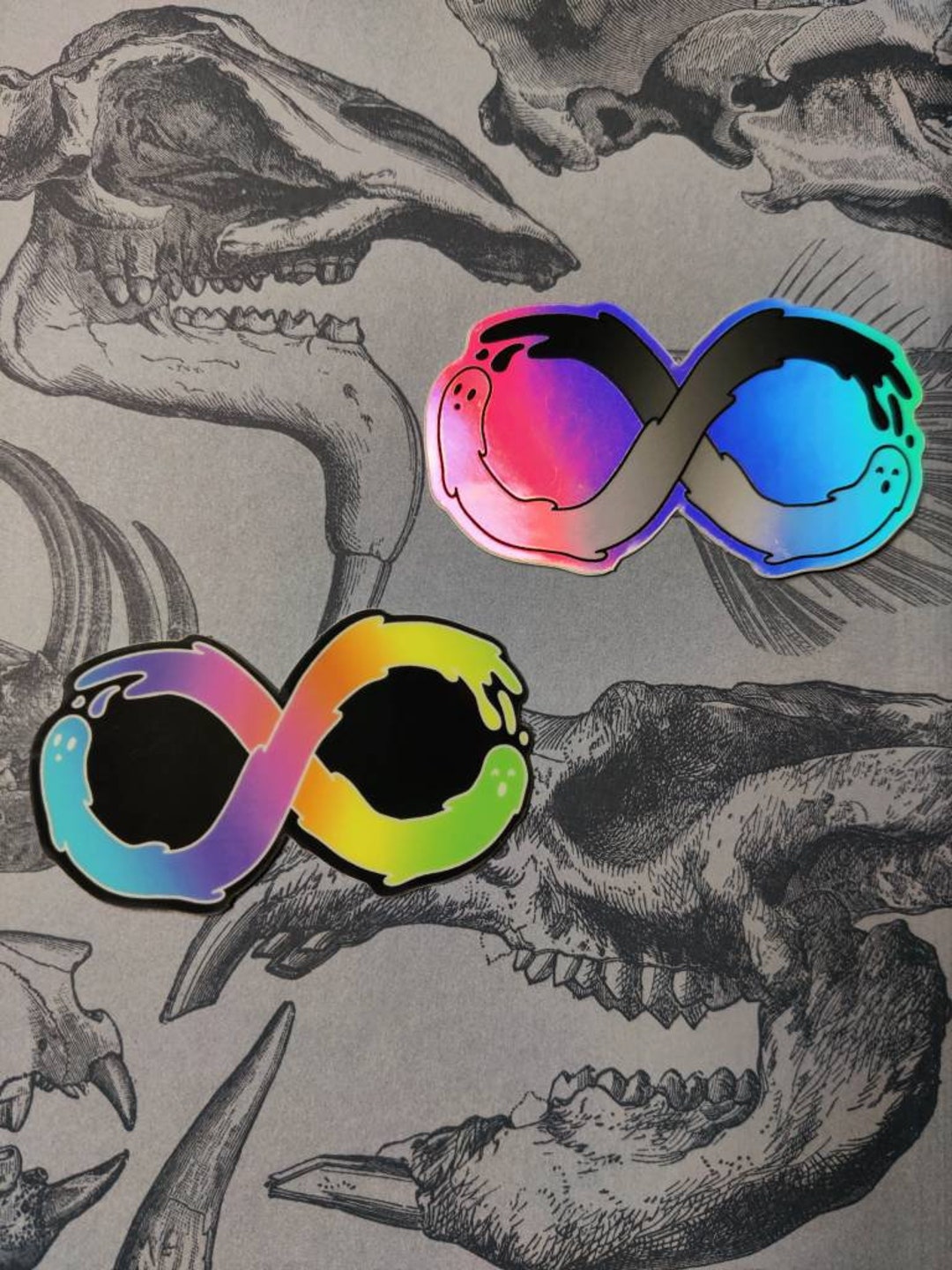 Spectrum Spectre Vinyl Stickers - Holographic - Glow in the Dark ...