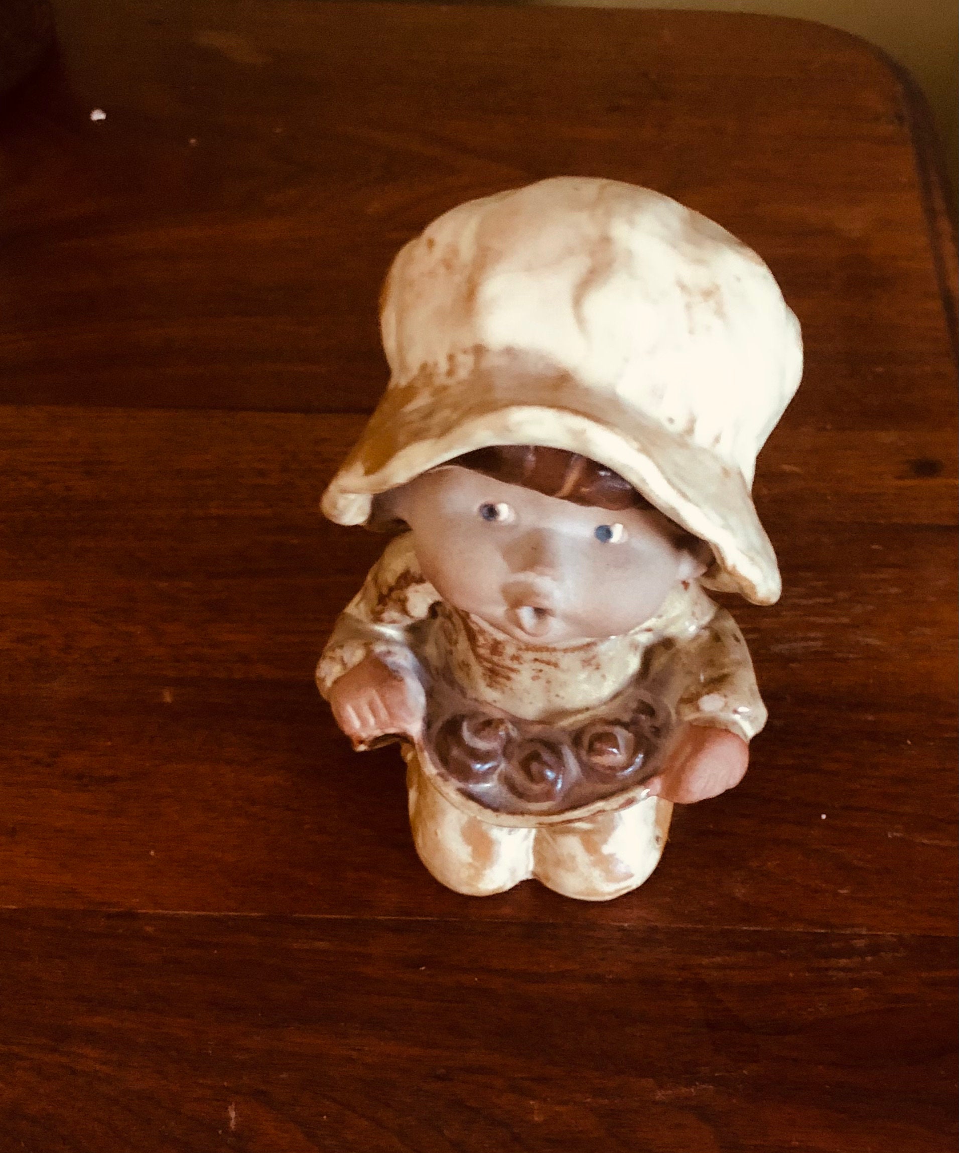 Vintage Knick-Knack by Seymour Mann Girl Figurine Holding | Etsy