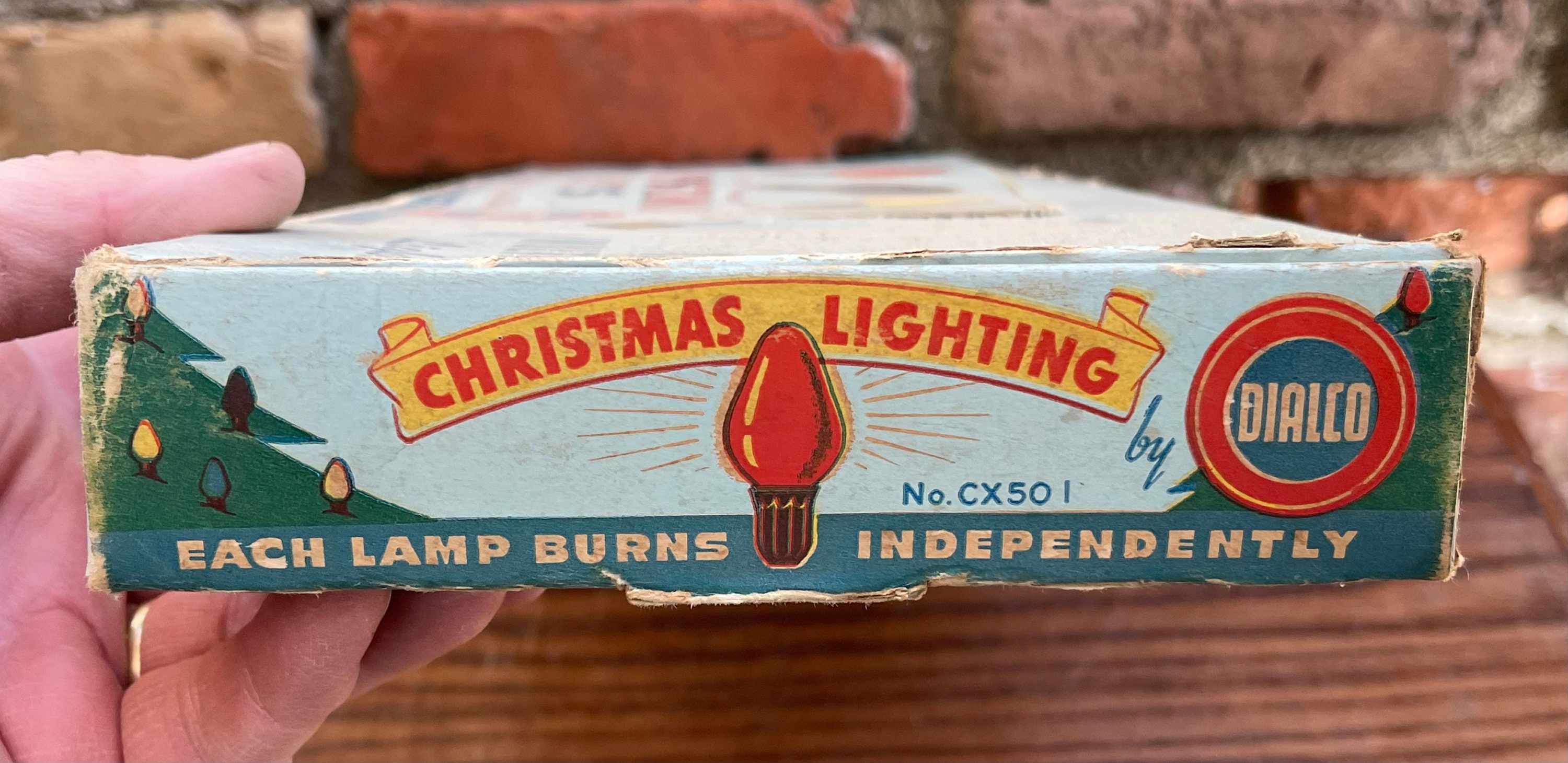 Vintage Dialco GE Christmas Lights Original Box Angel Baby Etsy