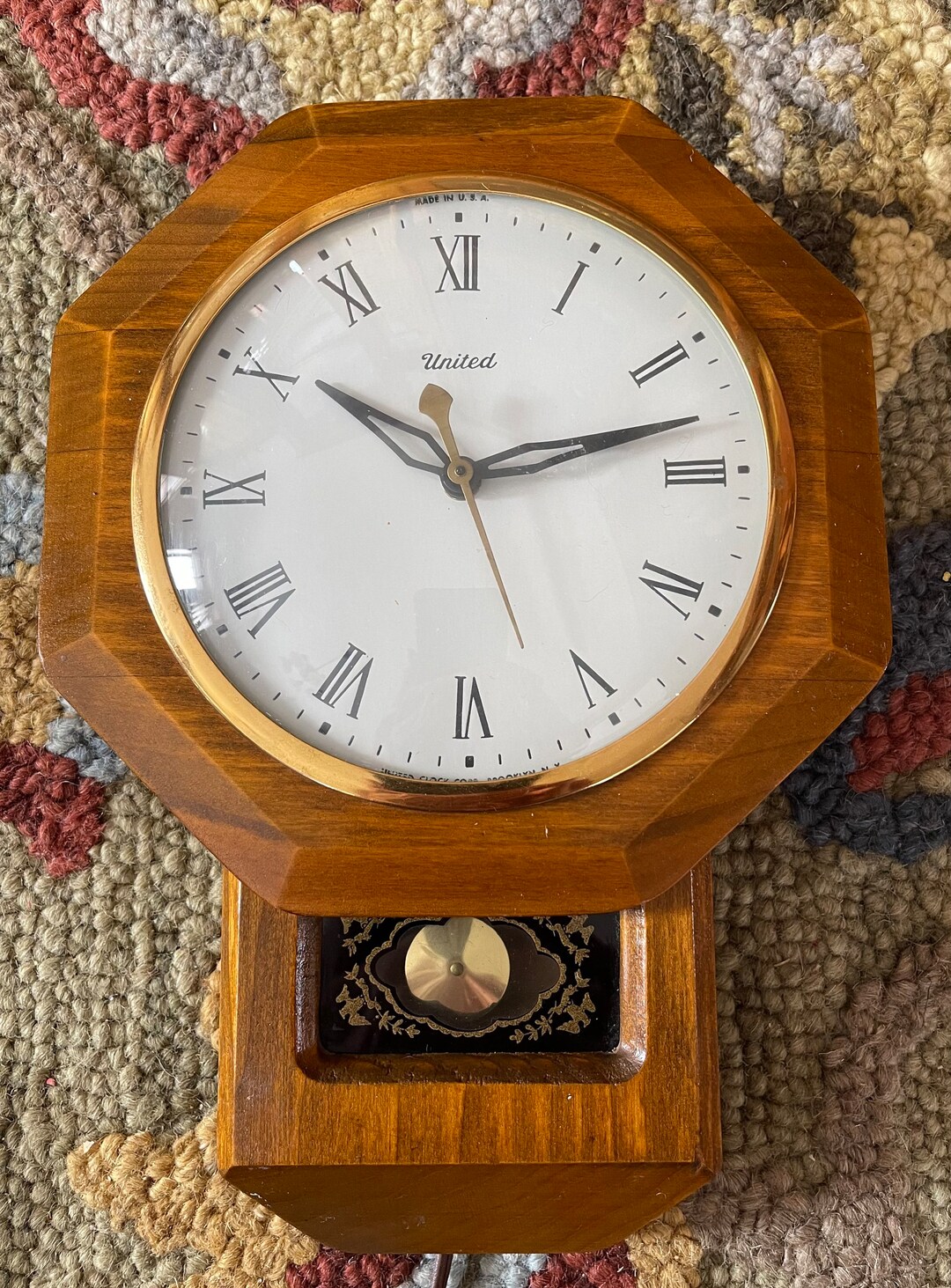 Vintage United Clock Corp United Metal Goods Mfg Co, Model No. 59