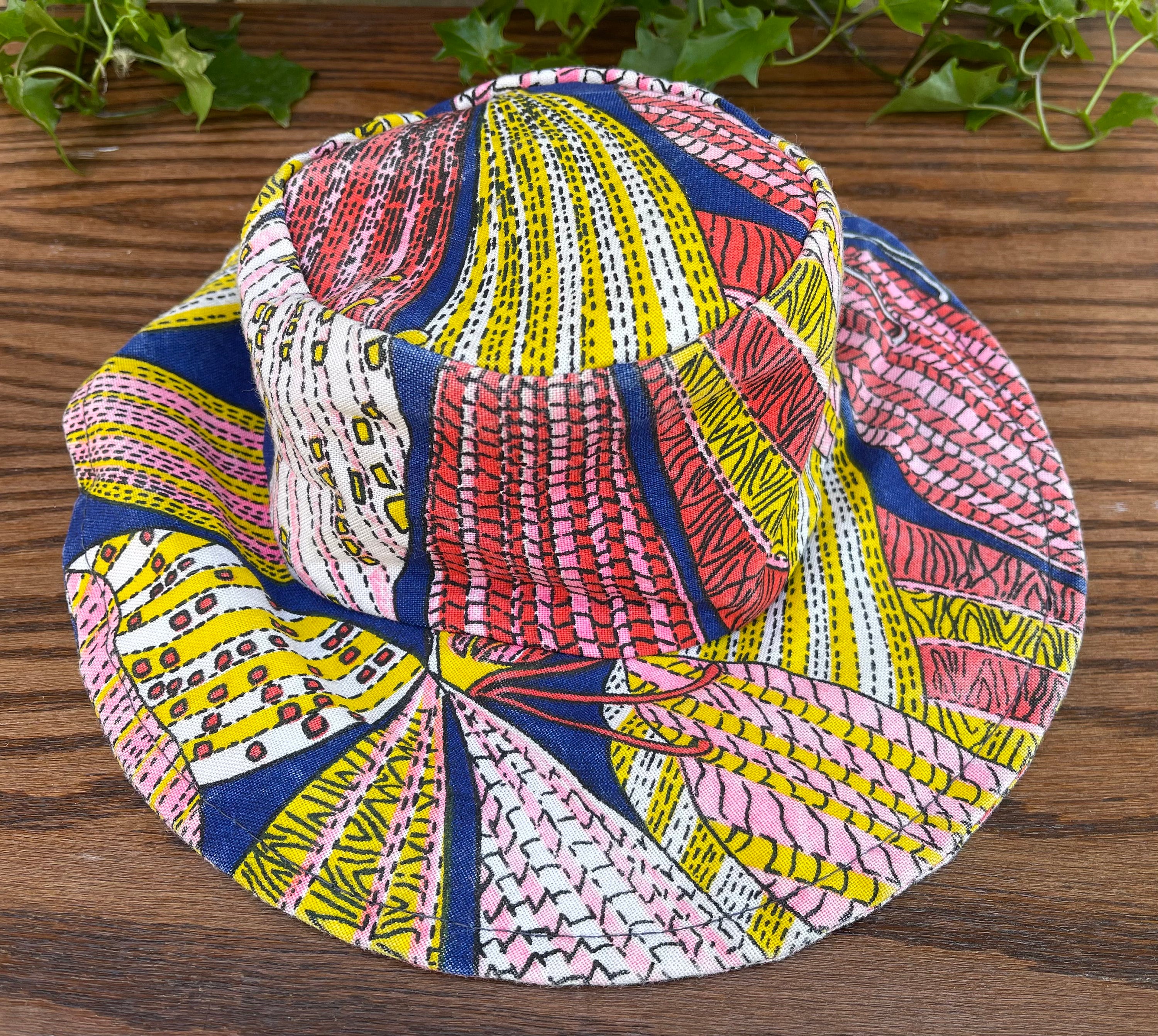 1970s Patchwork Hat - Etsy