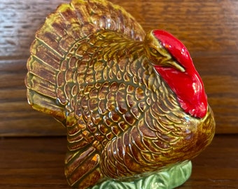 Turkey Thanksgiving Decorations; Fancy Colorful Proud Tom Turkey Decor; Classic Turkey Decorative Figurine; Thanksgiving Decor Centerpiece;