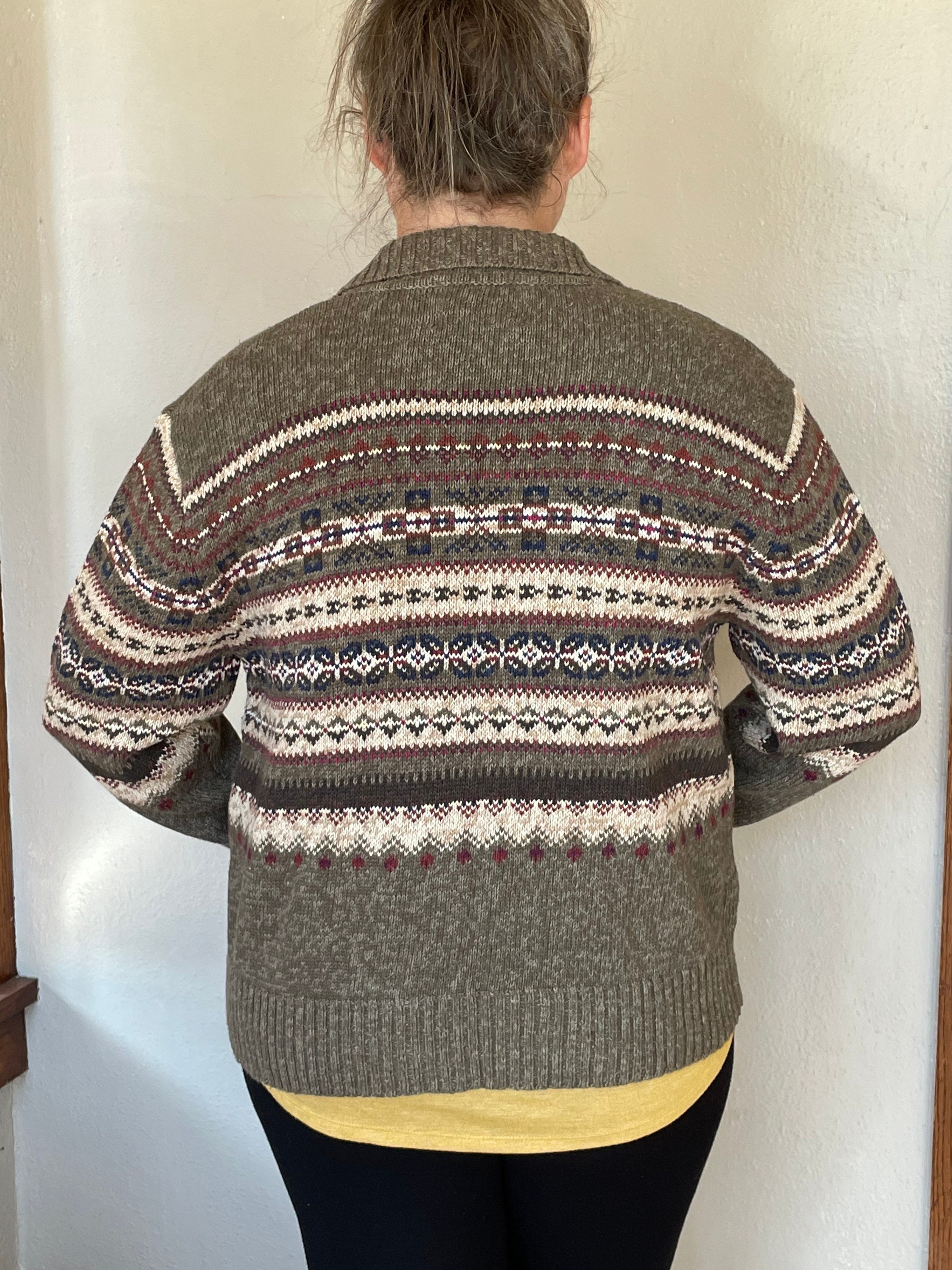MCM Grandpa Sweater Cardigan Casual Sweater Retro Fashion Etsy