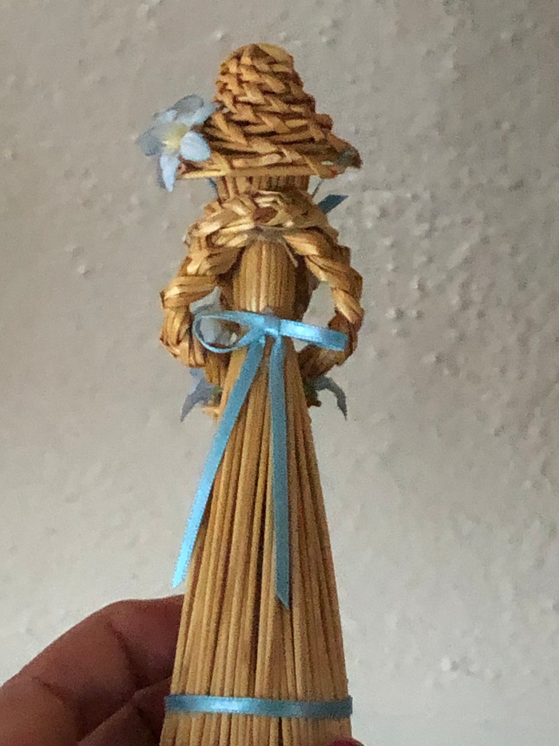 Vintage Handmade Woven Doll Handmade Straw Doll Handmade Etsy