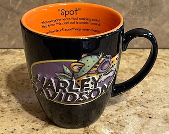 Vintage Harley Davidson Wile.e.coyote Large Mug. - Etsy