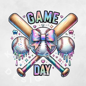 Baseball Spiel Tag PNG, Kokette Baseball Glitter Png, Mama Png, Baseball Mama Png, Spieltag, Sport Png