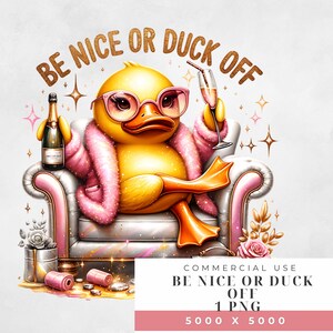 What the Duck PNG, Funny Rubber Duck Clipart, Sassy Cute Duck Sublimation Design, Trendy Duck UVDTF Transfer, Graphic Tee Sticker File