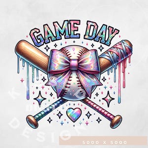 Baseball Spiel Tag PNG, Kokette Baseball Glitter Png, Mama Png, Baseball Mama Png, Spieltag, Sport Png