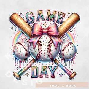 Baseball Spiel Tag PNG, Kokette Baseball Glitter Png, Mama Png, Baseball Mama Png, Spieltag, Sport Png