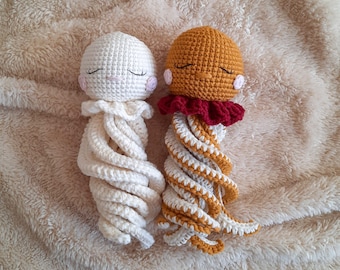 Amigurumi Octopus – Crochet Sensory Toy for Preemie and Newborn Babies – Perfect Baby Shower Gift