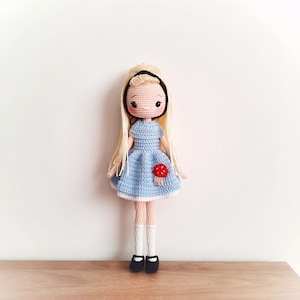ALICE. Amigurumi Doll Pattern. Crochet doll. PDF in English.