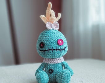 Crochet Scrump Doll: Lilo's Plush Cartoon Toy