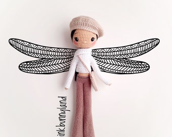 KRAKER. Amigurumi Doll Pattern. Crochet doll. PDF in English.