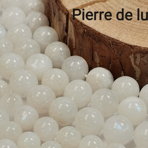 Perles Gemme Pierre environ Beads Gem New Lune 6 mm 30stk azd90 