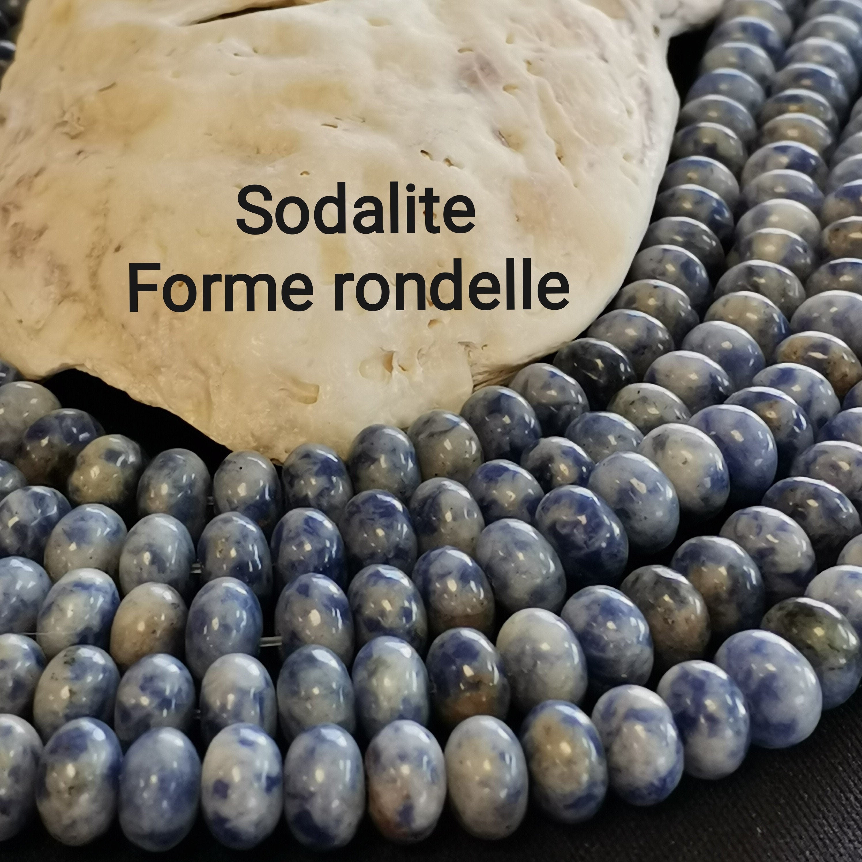 Lot Perle Pierre Naturelle, 8 mm Precieuse Perles Kit, Pierres
