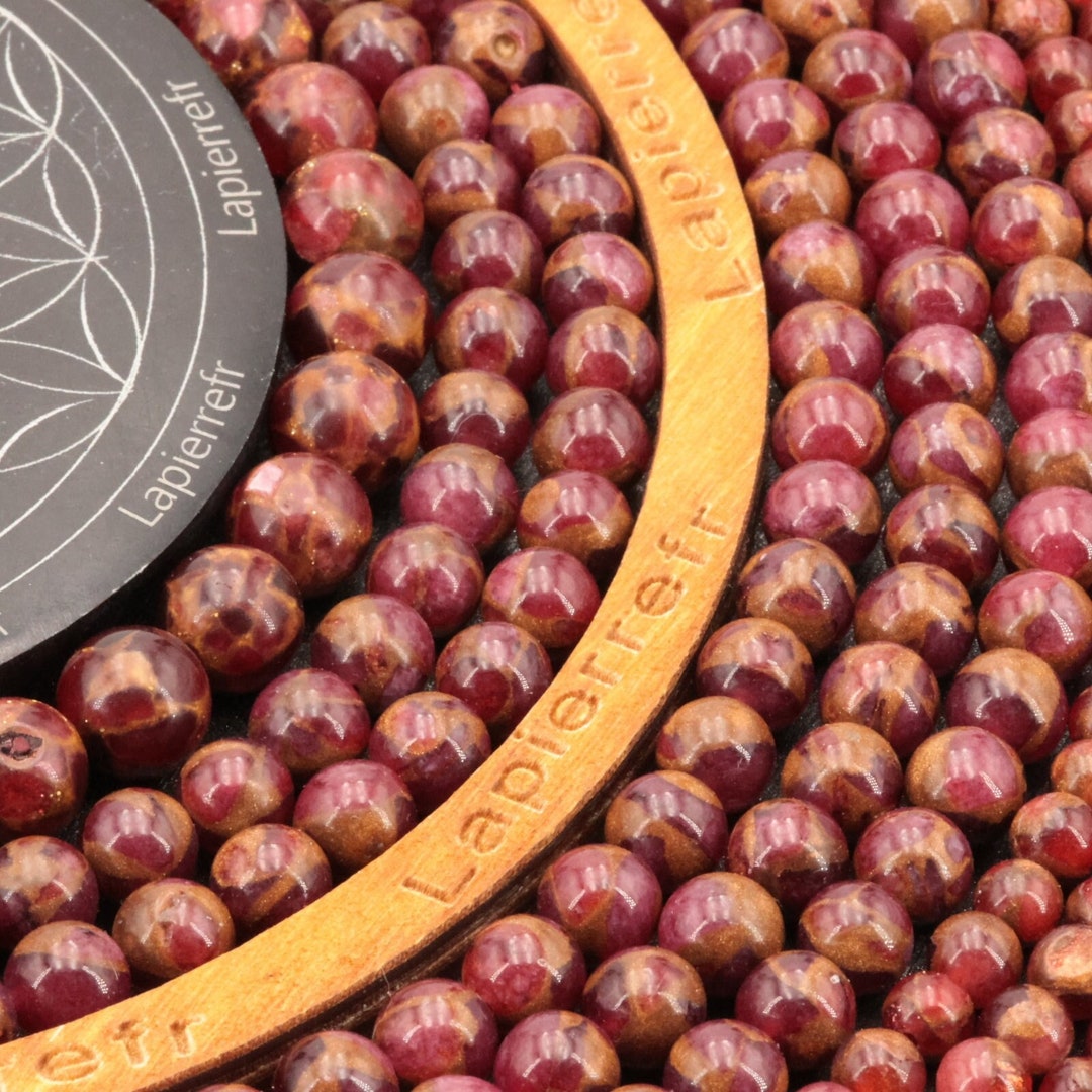 Pulsera De Jaspe Rojo Cuentas De Jaspe De 8 Mm Pulsera De - Etsy España