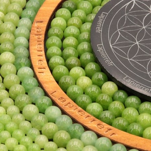 58 perles Péridot vert naturelle de 6mm 44 de 8mm 35 de 10mm Perle pierre naturelle semi-précieuse ronde Qualité AA image 2