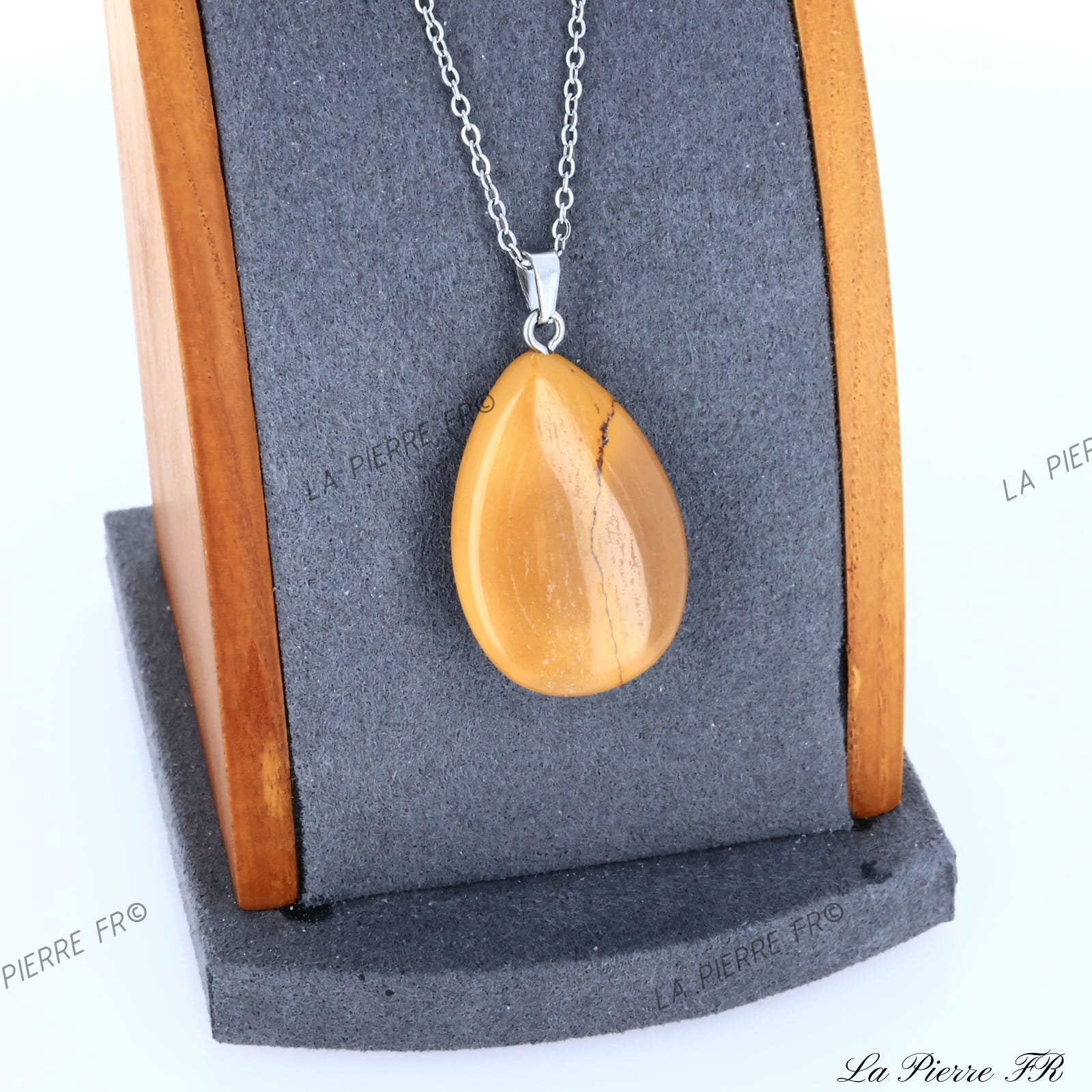 Collier Perles Mookaite D'Australie Sur Chaîne Acier Inoxydable - Neuf Avec étiquettes, Marque A Bijoux