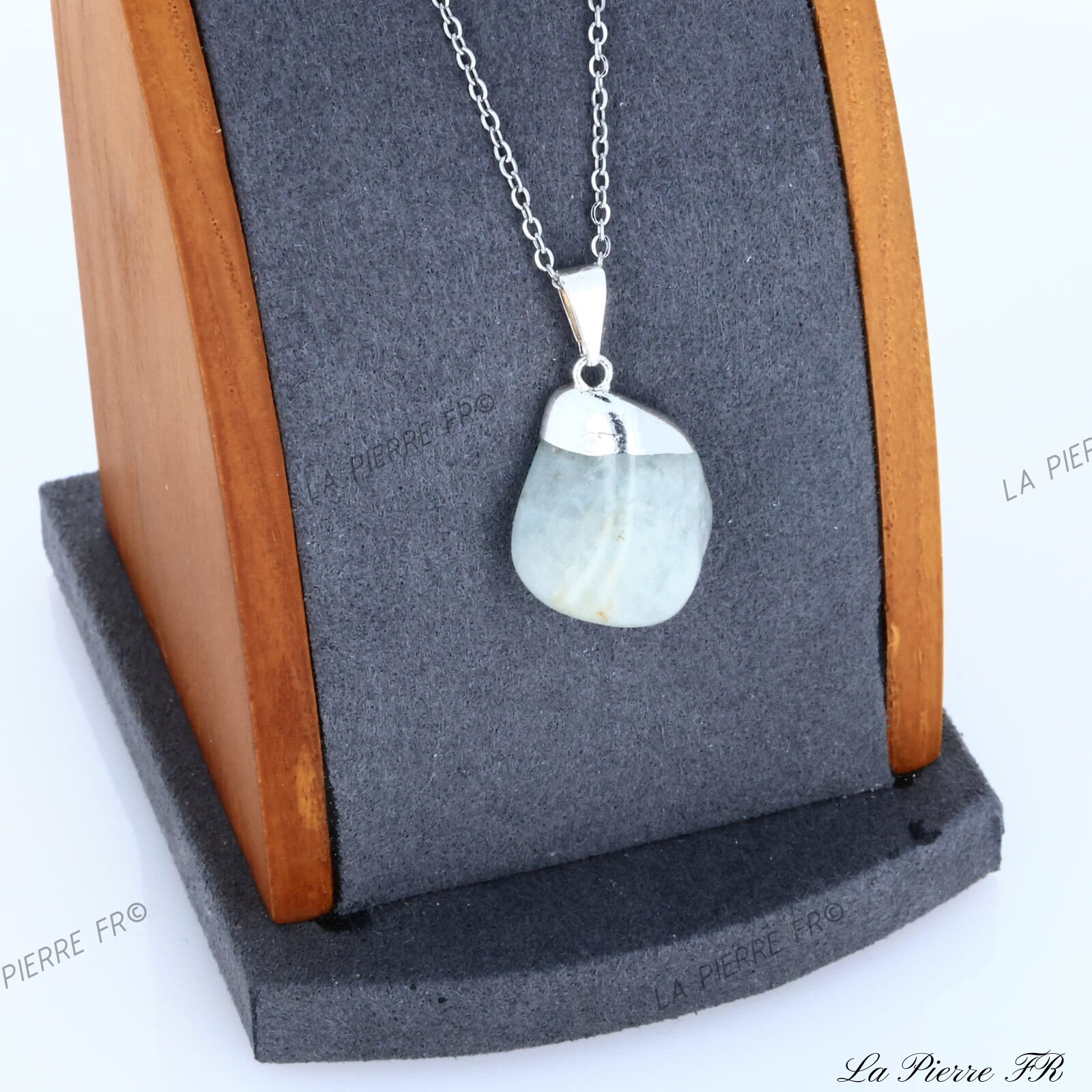 Pendentif En Aigue-marine Naturelle Brute 17 Carats - Cristal Tube Du Brésil - Neuf Sans Emballage - Pièce Unique