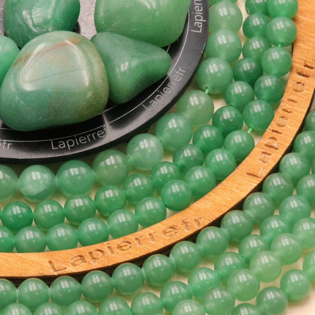 90 Natural Green Aventurine Beads 4mm 60 of 6mm 46 of 8mm 36 of 10mm Round  Semi-precious Natural Stone Bead AAA Quality -  Canada