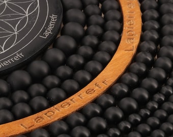 90 perles ONYX NOIR Mat naturelle 4mm | 60 de 6mm | 46 de 8mm | 36 de 10mm | Perle pierre noire semi-précieuse ronde et lisse | Qualité AAA