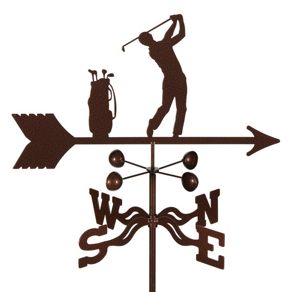 Male Golfer Golf Weathervane Etsy
