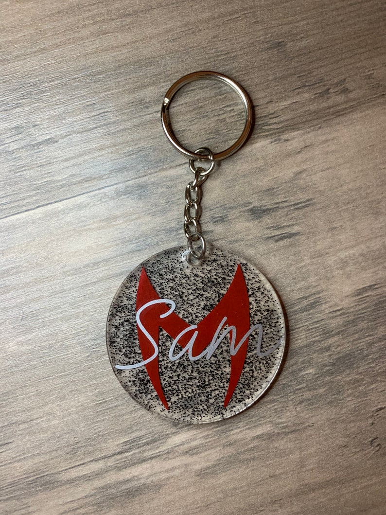 Keychains Scarlet Customized Scarlet Witch Wandavision Keychain - Etsy