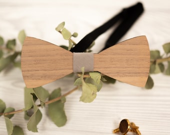 elegante Fliege Bräutigam | Holzfliege Bräutigam | Fliege aus Holz für die Hochzeit | Holz Accessoires | Holzfliege Anzug | Vintage Fliege