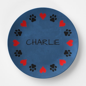 Custom Dog Plate, Personalized Pet Plate, Cat Plate, Cat Gift, Dog Plate, Dog Gift, Plate for Fussy Easters