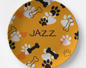 Custom Dog Plate, Personalized Pet Plate, Cat Plate, Cat Gift, Dog Plate, Dog Gift, Plate for Fussy Easters