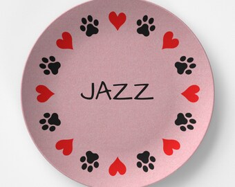 Custom Dog Plate, Personalized Pet Plate, Cat Plate, Cat Gift, Dog Plate, Dog Gift, Plate for Fussy Easters