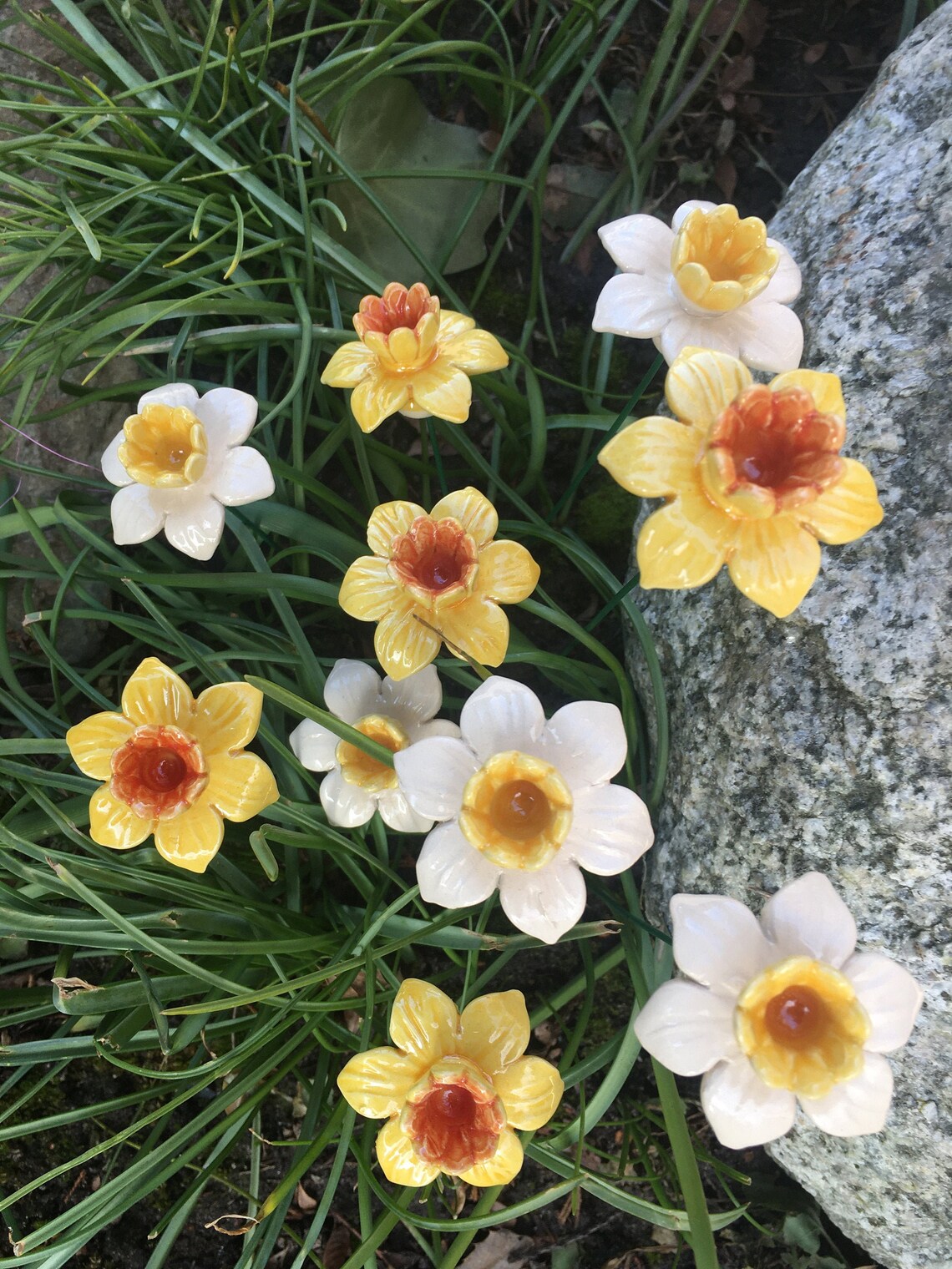 Ceramic Flower/Daffodil Etsy