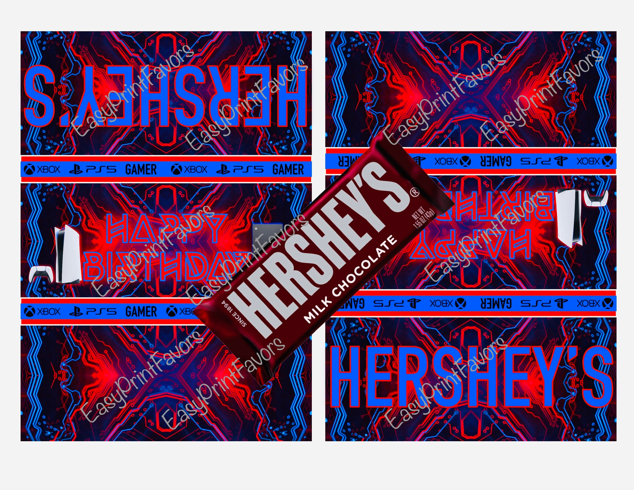 Gamer Chip Bag Party Package Ps5 Party Favor Xbox Series X Party Favor