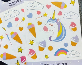 Unicorn Sticker Sheet