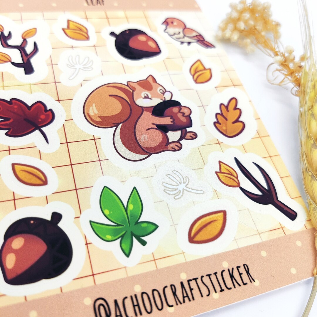 Planner Sticker | Bullet Journal | Sticker Sheet | Cute Squirell ...