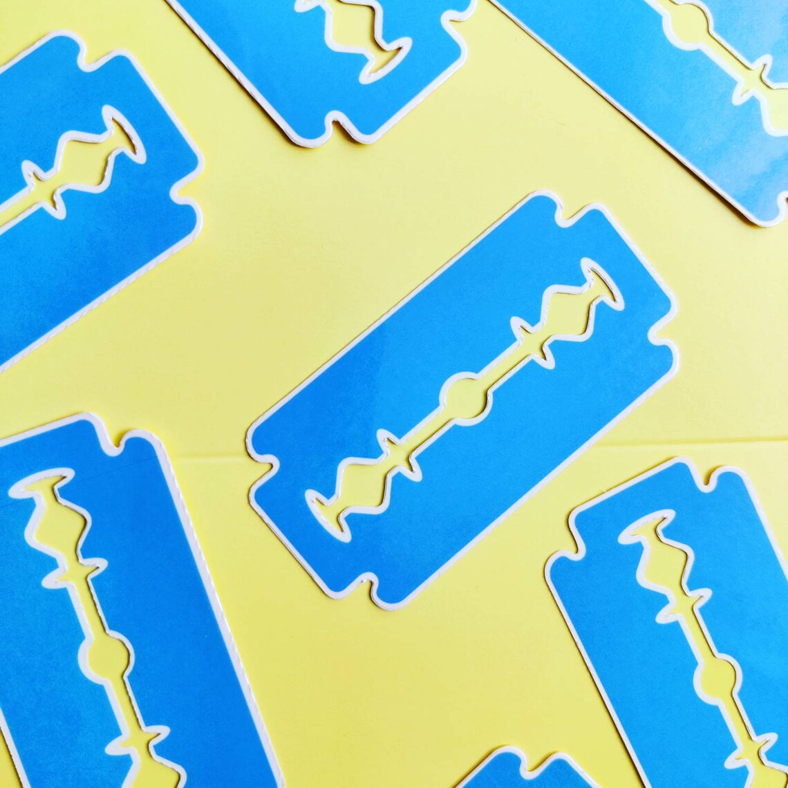 Razor sticker Vinyl glossy sticker waterproof Etsy