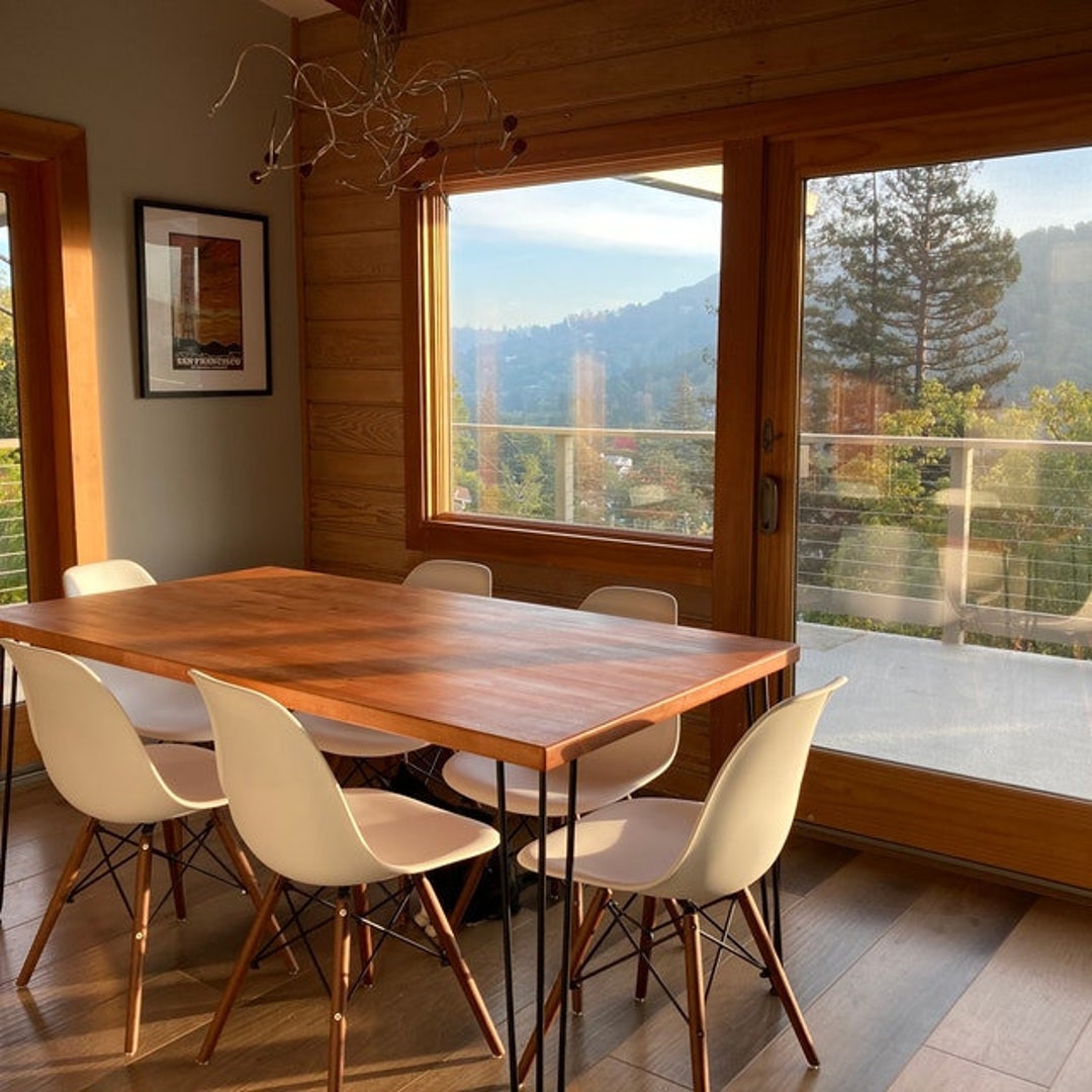 Handcrafted Butcher Block Dining Table: Sustainably Sourced Wood ...