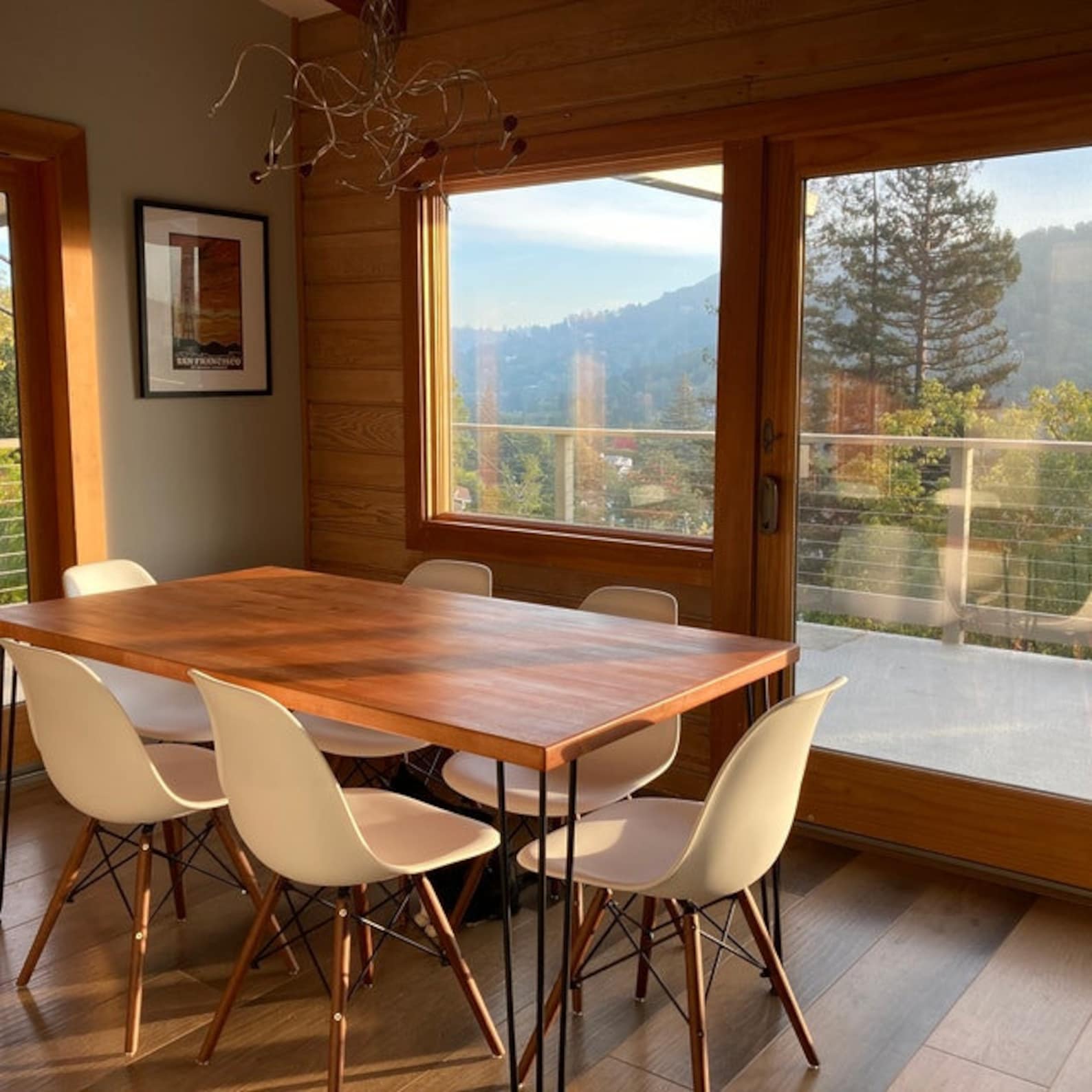 Butcher Block Dining Table Hairpin Legs Custom Made With Etsy