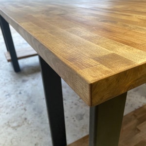 Sale! Solid Wood Desk with Shelves- Custom made with sustainably sourced wood. Desktop, Modern, Office Table Top solid wood desk dupe 5