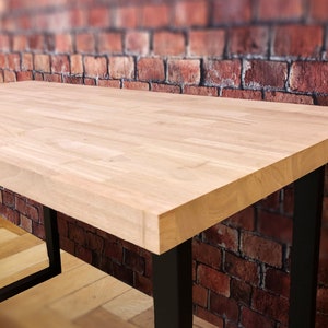 Sale Desk Butcher Block Custom Solid Wood Table Top for Office