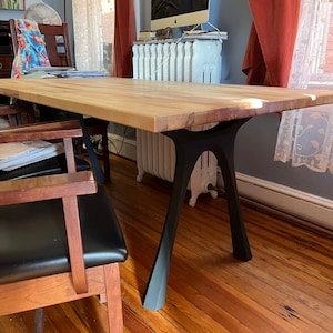 Handcrafted Butcher Block Dining Table: Sustainably Sourced Hardwood