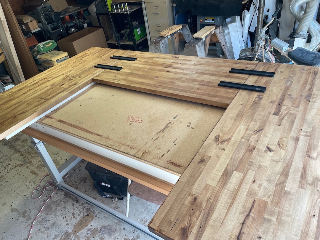 U Shaped Desk - in Oak Nut - Custom Made With Sustainable Wood