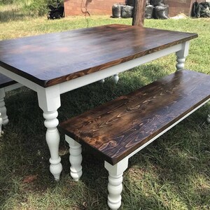 Matching Farmhouse Bench